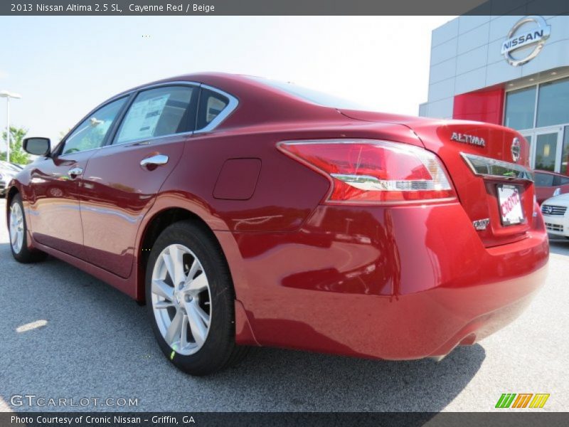 Cayenne Red / Beige 2013 Nissan Altima 2.5 SL