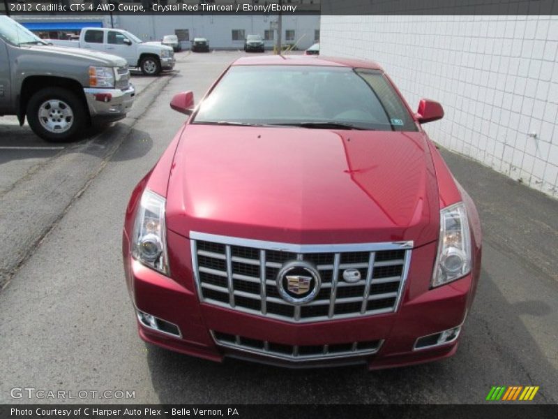 Crystal Red Tintcoat / Ebony/Ebony 2012 Cadillac CTS 4 AWD Coupe