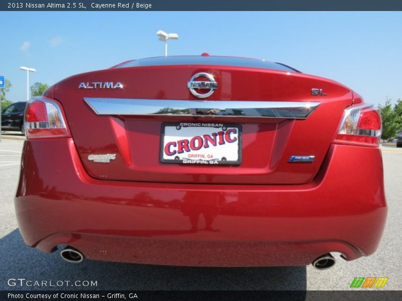 Cayenne Red / Beige 2013 Nissan Altima 2.5 SL