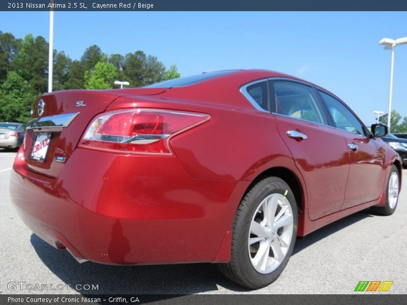 Cayenne Red / Beige 2013 Nissan Altima 2.5 SL