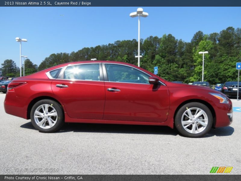 Cayenne Red / Beige 2013 Nissan Altima 2.5 SL