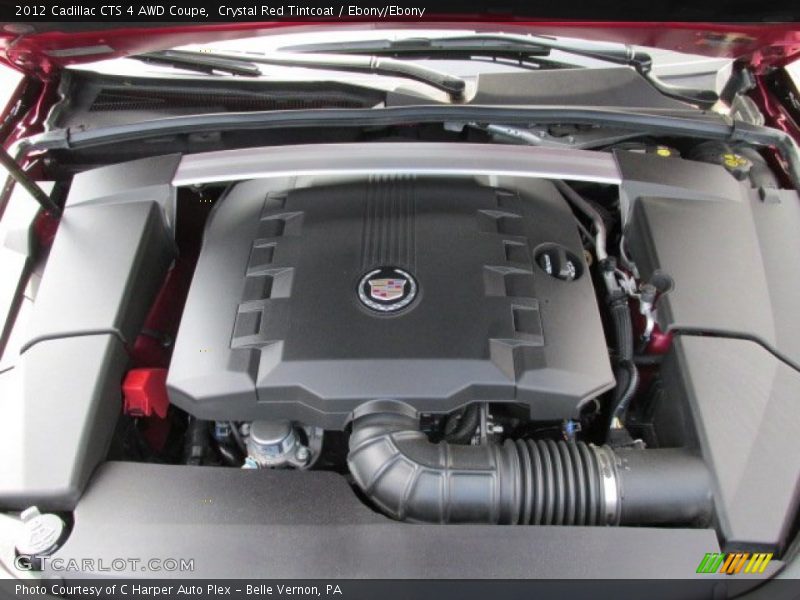 Crystal Red Tintcoat / Ebony/Ebony 2012 Cadillac CTS 4 AWD Coupe