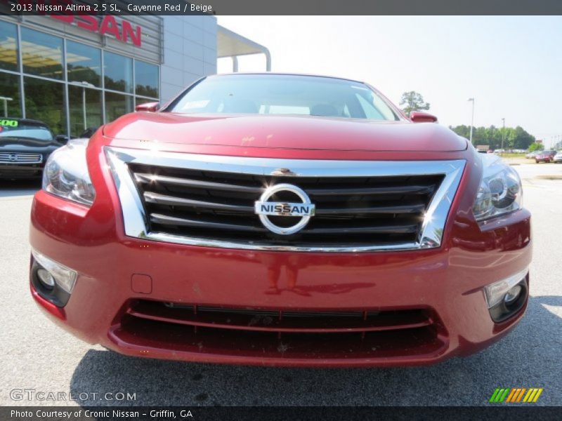 Cayenne Red / Beige 2013 Nissan Altima 2.5 SL