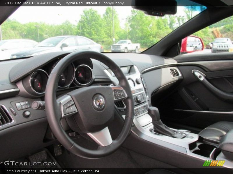 Crystal Red Tintcoat / Ebony/Ebony 2012 Cadillac CTS 4 AWD Coupe