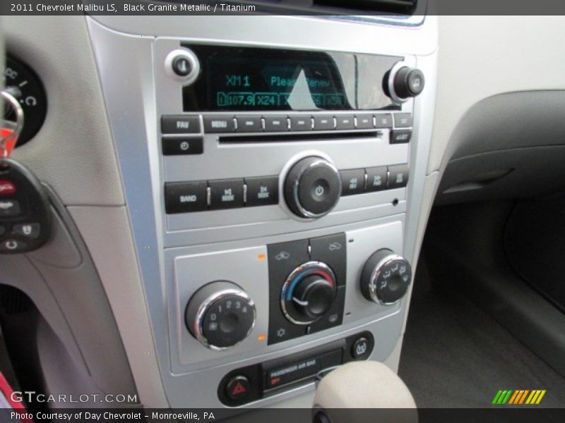 Black Granite Metallic / Titanium 2011 Chevrolet Malibu LS