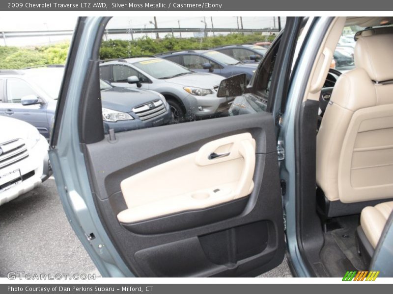Silver Moss Metallic / Cashmere/Ebony 2009 Chevrolet Traverse LTZ AWD