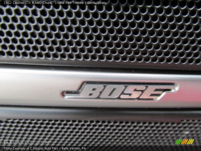 Crystal Red Tintcoat / Ebony/Ebony 2012 Cadillac CTS 4 AWD Coupe