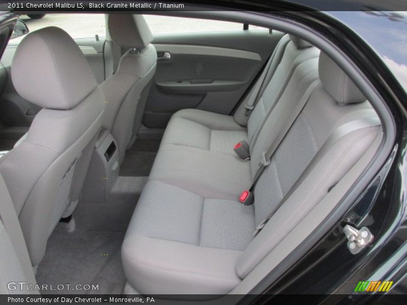 Black Granite Metallic / Titanium 2011 Chevrolet Malibu LS