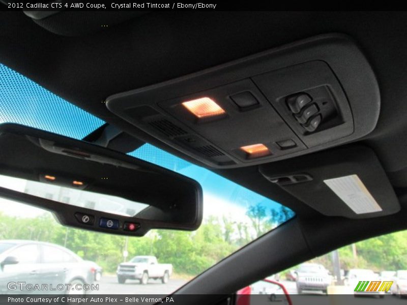 Crystal Red Tintcoat / Ebony/Ebony 2012 Cadillac CTS 4 AWD Coupe