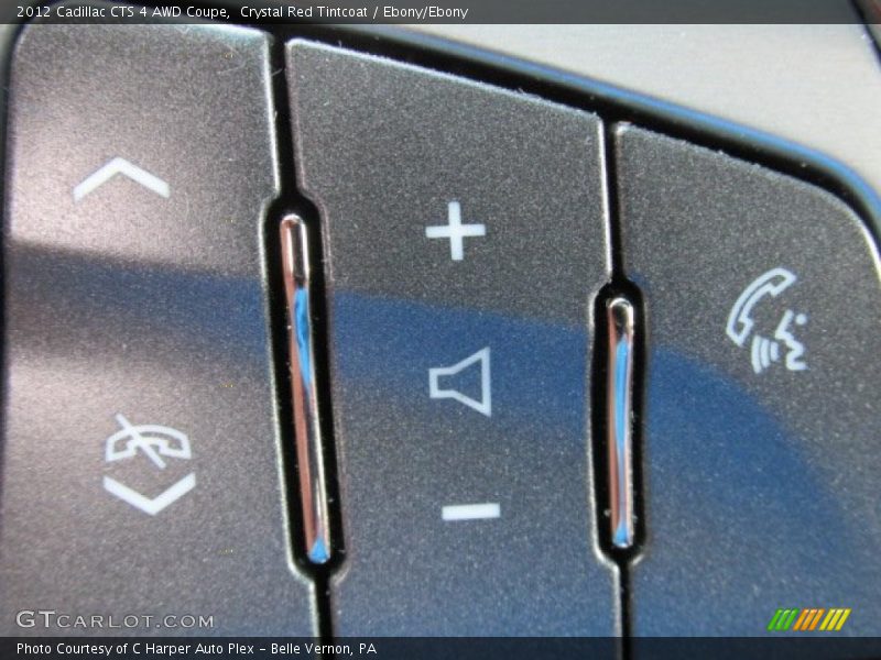 Crystal Red Tintcoat / Ebony/Ebony 2012 Cadillac CTS 4 AWD Coupe