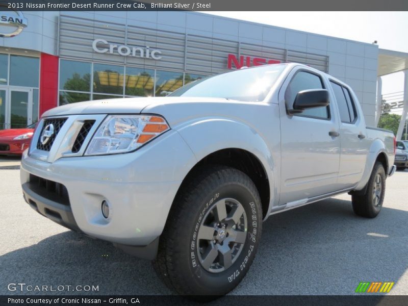 Brilliant Silver / Steel 2013 Nissan Frontier Desert Runner Crew Cab