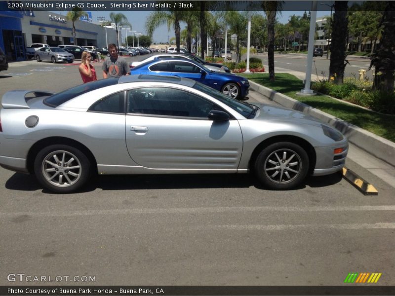 Sterling Silver Metallic / Black 2000 Mitsubishi Eclipse GS Coupe