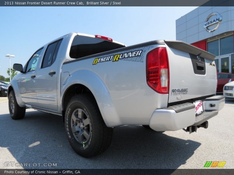 Brilliant Silver / Steel 2013 Nissan Frontier Desert Runner Crew Cab