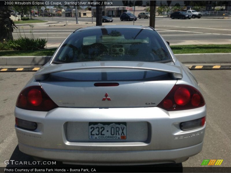Sterling Silver Metallic / Black 2000 Mitsubishi Eclipse GS Coupe