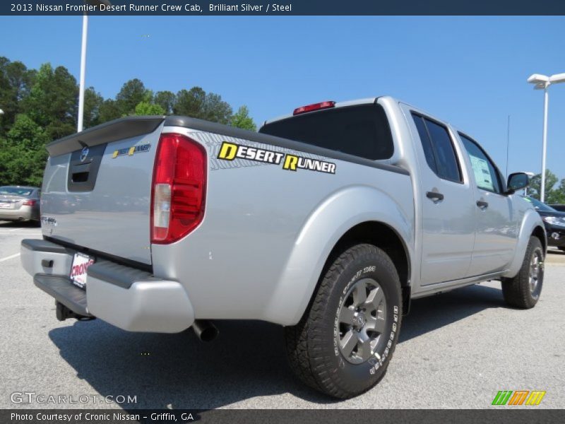 Brilliant Silver / Steel 2013 Nissan Frontier Desert Runner Crew Cab