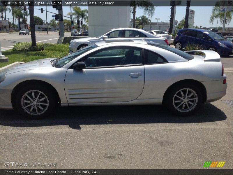 Sterling Silver Metallic / Black 2000 Mitsubishi Eclipse GS Coupe