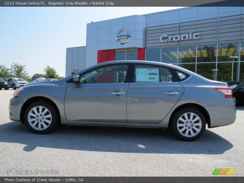 Magnetic Gray Metallic / Marble Gray 2013 Nissan Sentra SV