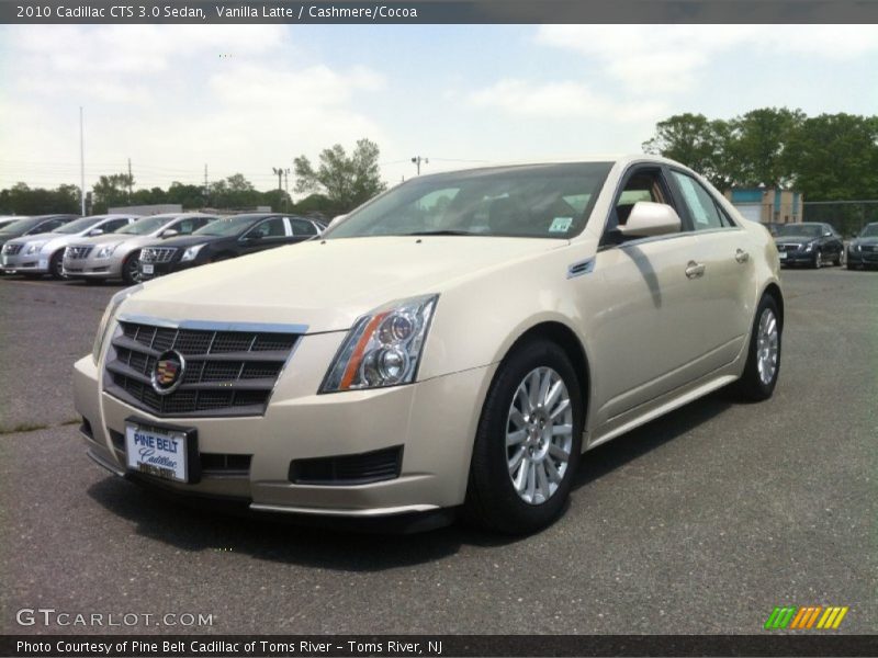 Vanilla Latte / Cashmere/Cocoa 2010 Cadillac CTS 3.0 Sedan