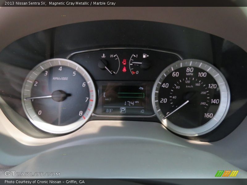 Magnetic Gray Metallic / Marble Gray 2013 Nissan Sentra SV