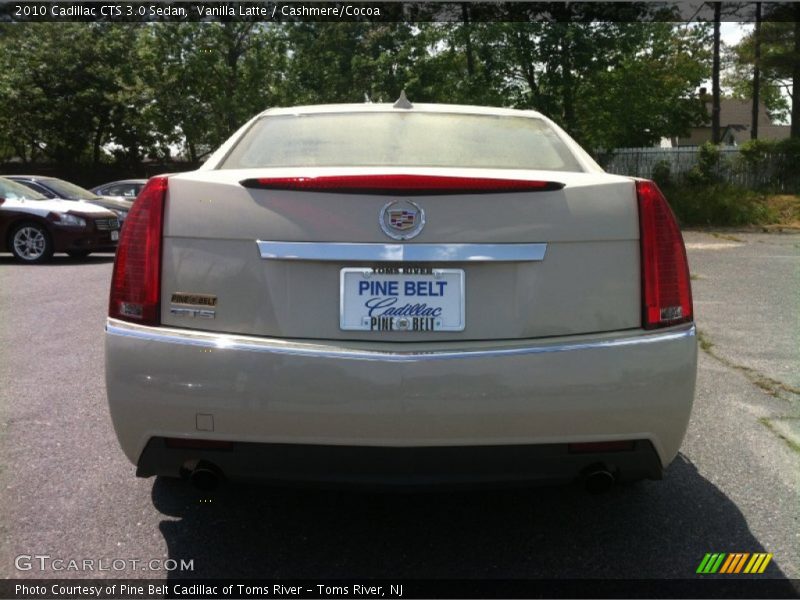 Vanilla Latte / Cashmere/Cocoa 2010 Cadillac CTS 3.0 Sedan