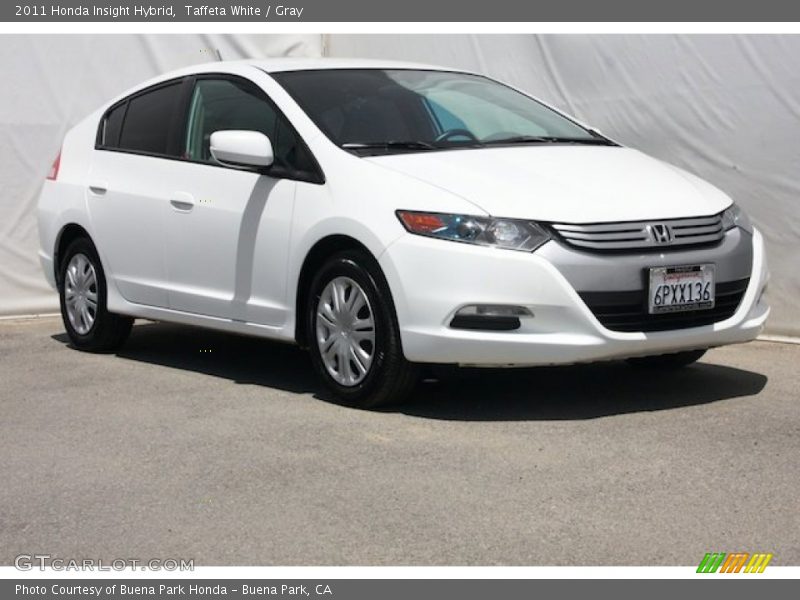 Taffeta White / Gray 2011 Honda Insight Hybrid