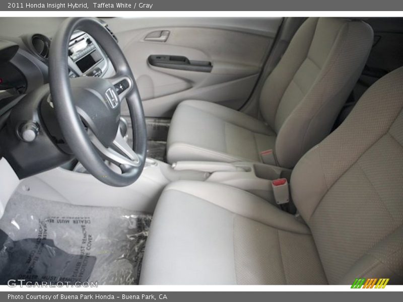 Taffeta White / Gray 2011 Honda Insight Hybrid