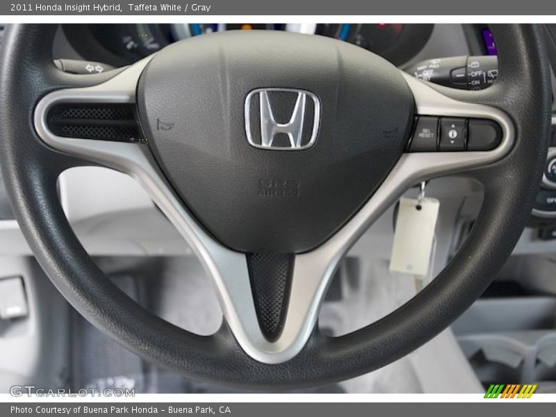 Taffeta White / Gray 2011 Honda Insight Hybrid