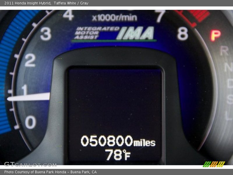 Taffeta White / Gray 2011 Honda Insight Hybrid