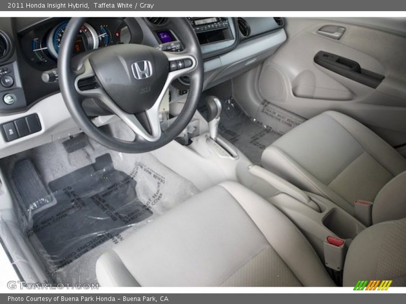 Taffeta White / Gray 2011 Honda Insight Hybrid