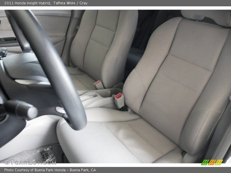 Taffeta White / Gray 2011 Honda Insight Hybrid
