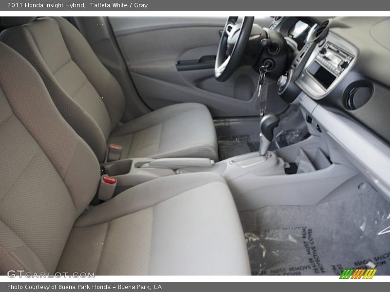 Taffeta White / Gray 2011 Honda Insight Hybrid