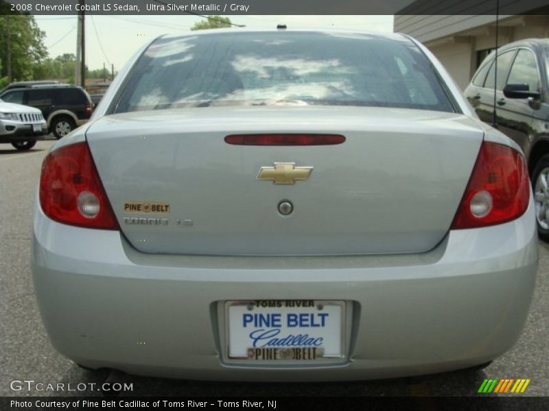 Ultra Silver Metallic / Gray 2008 Chevrolet Cobalt LS Sedan