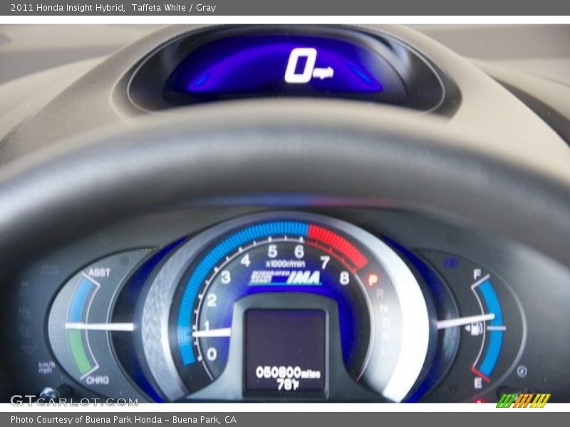 Taffeta White / Gray 2011 Honda Insight Hybrid