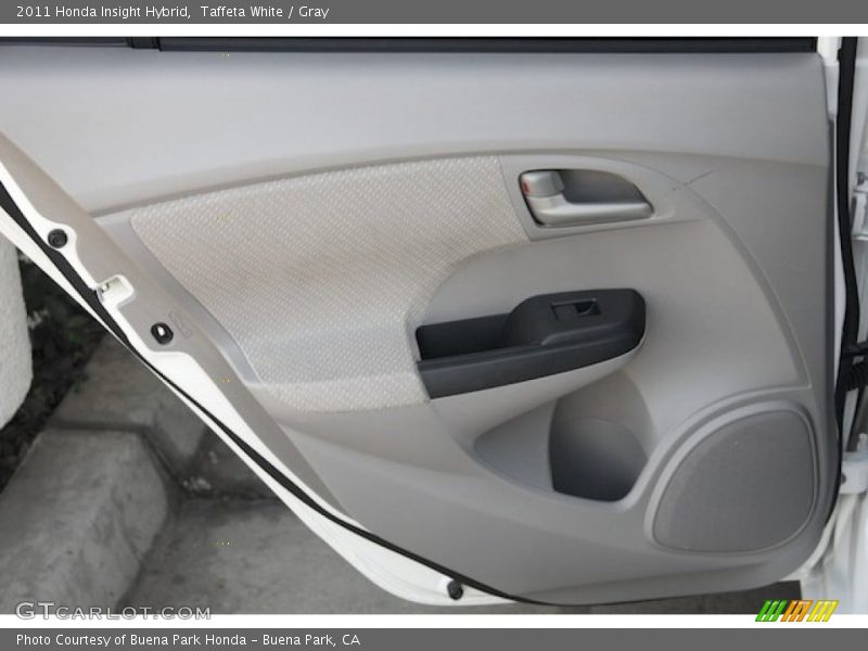 Taffeta White / Gray 2011 Honda Insight Hybrid