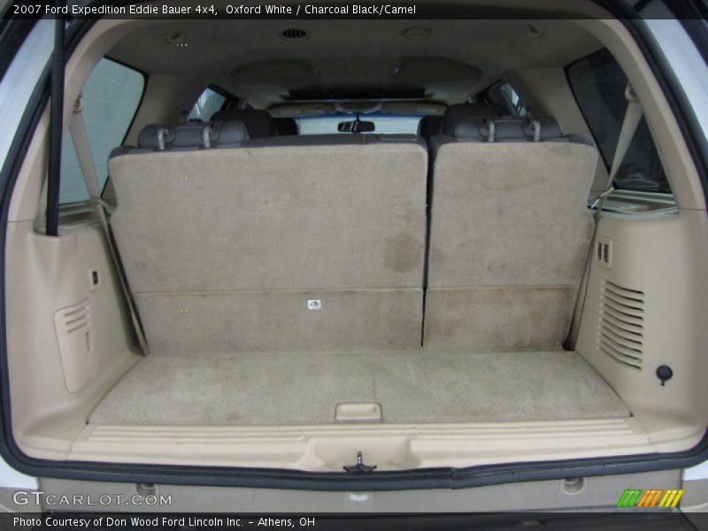 Oxford White / Charcoal Black/Camel 2007 Ford Expedition Eddie Bauer 4x4