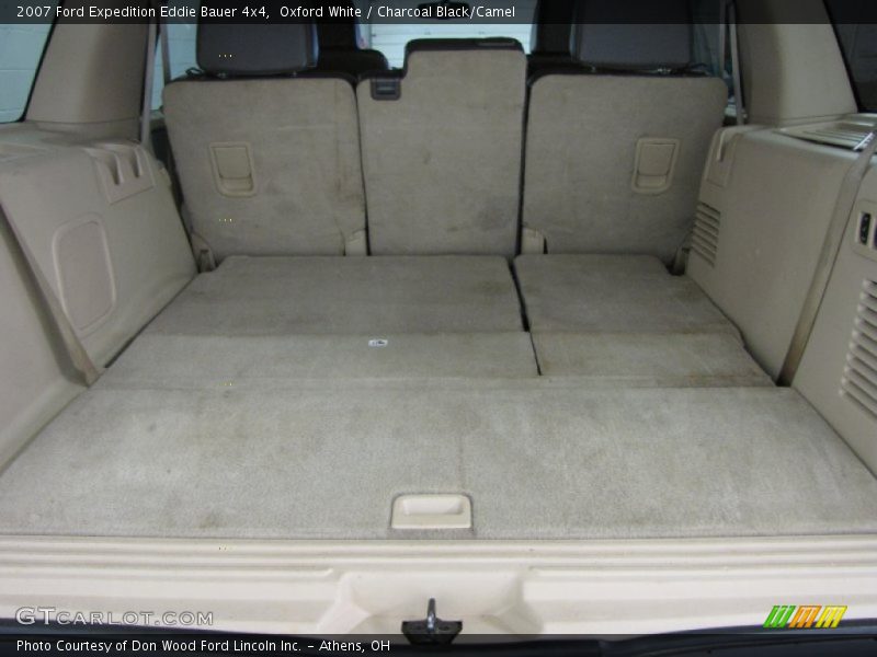 Oxford White / Charcoal Black/Camel 2007 Ford Expedition Eddie Bauer 4x4
