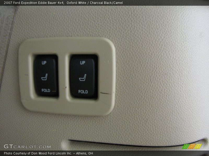 Oxford White / Charcoal Black/Camel 2007 Ford Expedition Eddie Bauer 4x4