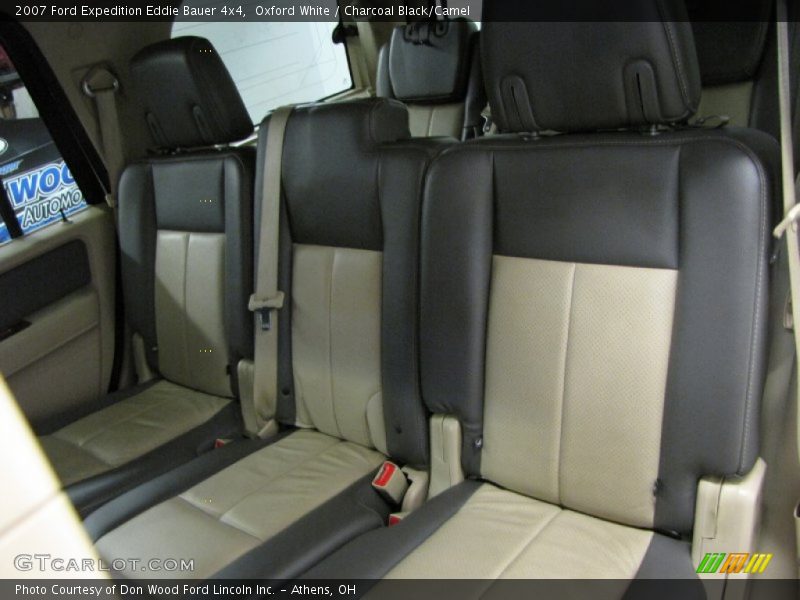 Oxford White / Charcoal Black/Camel 2007 Ford Expedition Eddie Bauer 4x4