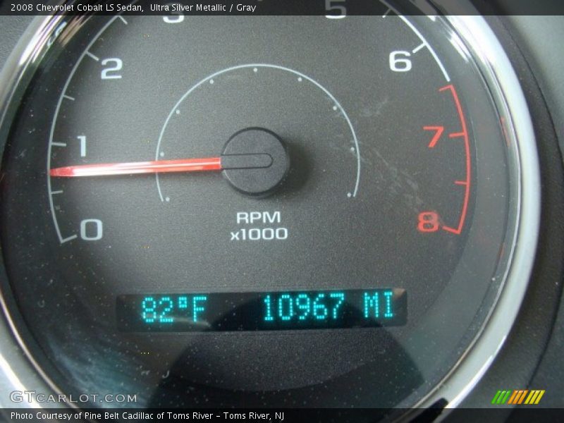 Ultra Silver Metallic / Gray 2008 Chevrolet Cobalt LS Sedan