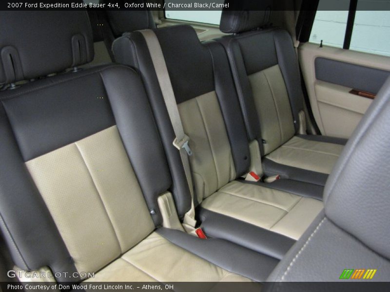 Oxford White / Charcoal Black/Camel 2007 Ford Expedition Eddie Bauer 4x4