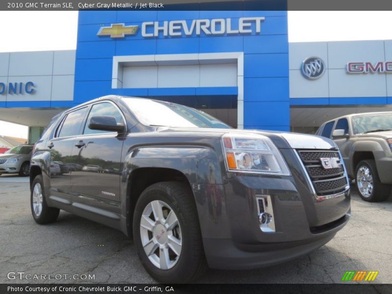 Cyber Gray Metallic / Jet Black 2010 GMC Terrain SLE