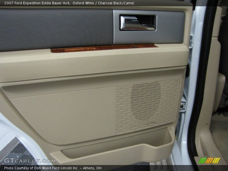 Oxford White / Charcoal Black/Camel 2007 Ford Expedition Eddie Bauer 4x4