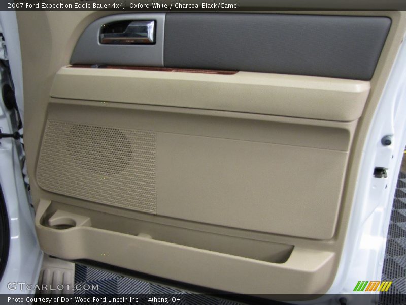 Oxford White / Charcoal Black/Camel 2007 Ford Expedition Eddie Bauer 4x4