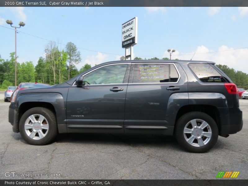 Cyber Gray Metallic / Jet Black 2010 GMC Terrain SLE