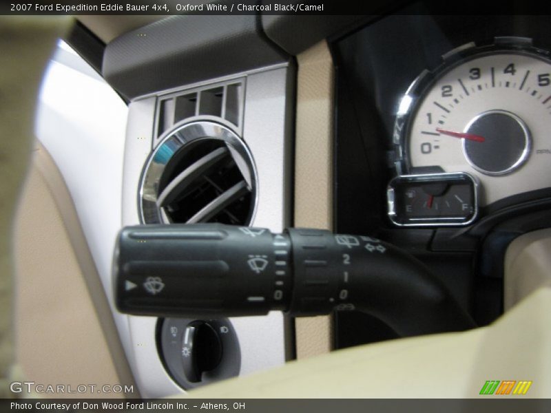 Oxford White / Charcoal Black/Camel 2007 Ford Expedition Eddie Bauer 4x4