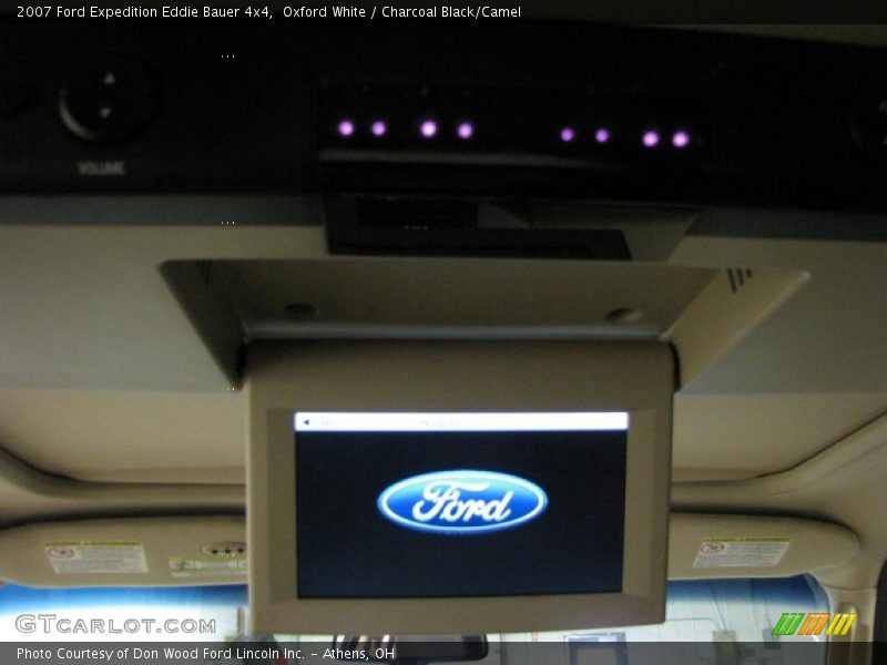 Oxford White / Charcoal Black/Camel 2007 Ford Expedition Eddie Bauer 4x4