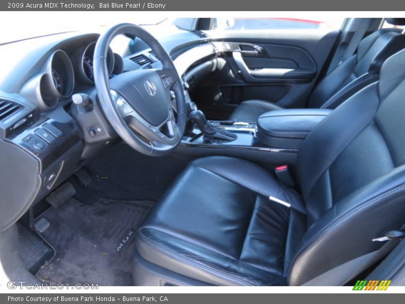 Bali Blue Pearl / Ebony 2009 Acura MDX Technology