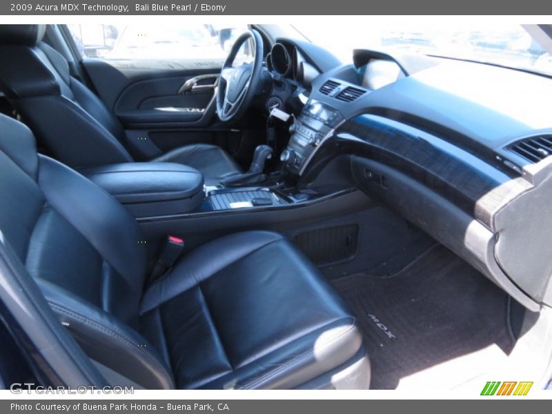 Bali Blue Pearl / Ebony 2009 Acura MDX Technology