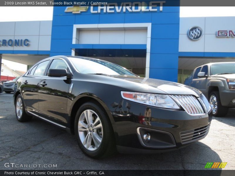 Tuxedo Black Metallic / Cashmere 2009 Lincoln MKS Sedan