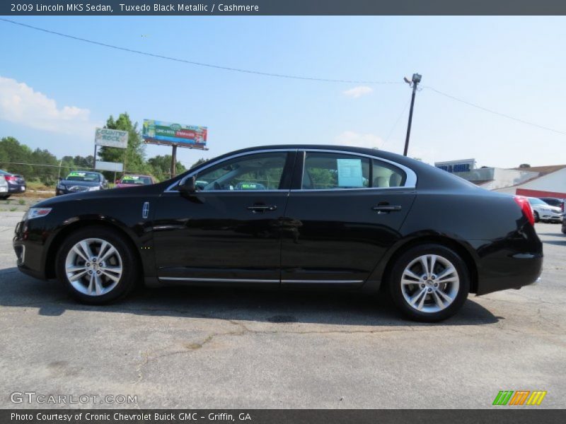 Tuxedo Black Metallic / Cashmere 2009 Lincoln MKS Sedan
